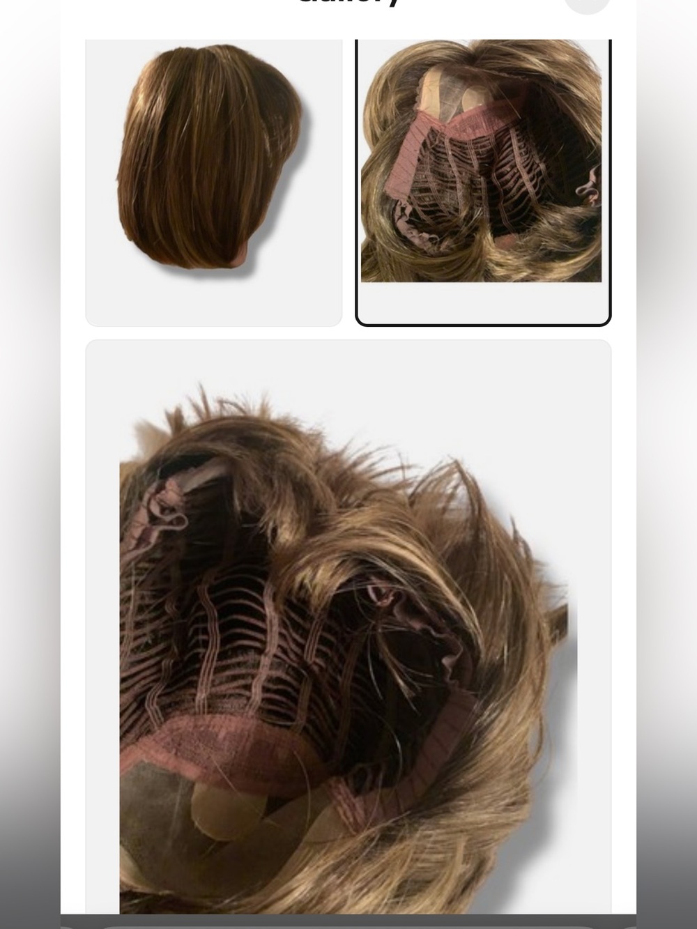 Raquel Welch Wig Short Brown Hair straight Light Lace Bob Bangs Layers womans - Picture 8 of 8